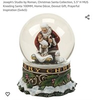 MSRP $42 Santa Snow Globe