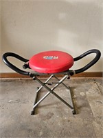 Red fitness stool