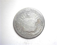 1865-GW 25 Centavos G+ Costa Rica