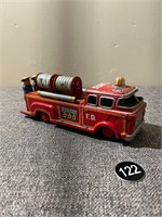 Chief Tin Litho Fire Engine Friction Toy
