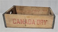 Canada Dry Wooden Crate