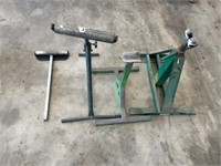 Greenlee 683 and pipe stands