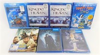 7 New / Factory Sealed Blu-Ray Movies