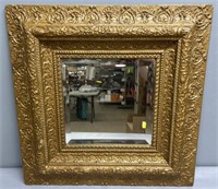 Antique Gilt Gesso & Wood Wall Mirror