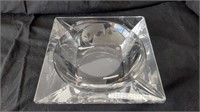 Val St Lambert art glass ashtray - XE