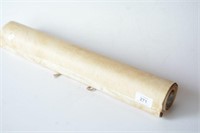 Chinese scroll, hand painted with wise man & child