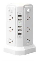 Surge Protector Power Strip Tower

 With 5 USB