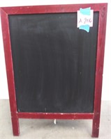 11 - WOOD & CHALKBOARD A-FRAME 30X21"