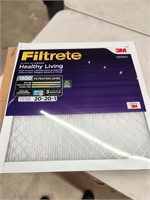 2pk Filtrete 20x20x1 AC Furnace Air Filter MERV 12