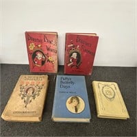 5 Antique Books - Amy Books, A Modern Cinderella…