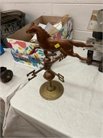 Copper Horse Decorative Weather Vane