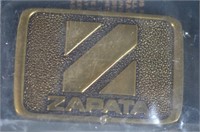 Zapata Brass Belt Buckle