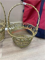 Smaller Metal Decorative / Planter Basket