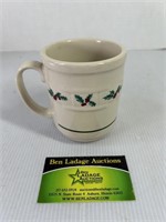 Longaberger Pottery Christmas Mug