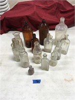 asst vintage bottles