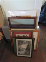 GROUP OF PICTURE FRAMED (12PC)