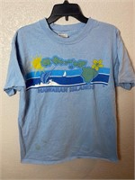 Vintage 1980s Hawaiian Islands Souvenir Shirt