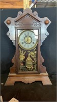 vintage clock with key