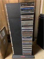 CD'S AND CD RACK