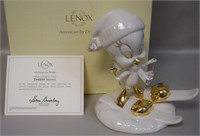 Lenox Tweety Bird Skiing Porcelain Figure 5.25"t