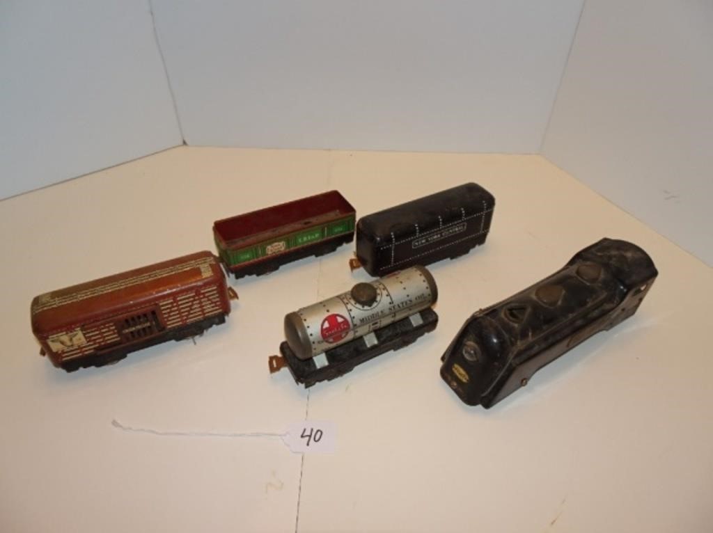 Vintage Train Lot Marx Nyc Commodore Vanderbilt