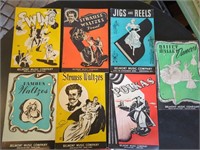 7 Vintage Belmont song booklets- copyright 1937
