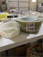 PYREX 473, 474 and 475 Casserole Dishes