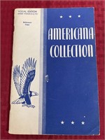 Antique Americana Collection Song Book