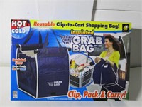 INSULATED CLIP TO CART SHOPPING BAG