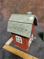 Wooden Small Barn Bird House