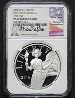 2016 W American Liberty Medal NGC PF69 UC