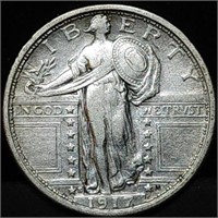 1917-S Type 1 Standing Liberty Silver Quarter
