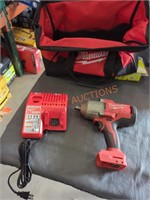 Milwaukee M18 1/2" impact wrench and charger