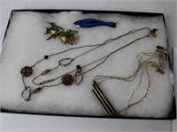 Chico's Necklace, Coldwater Creek Necklace, Fish
