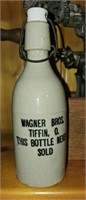 Wagner Bros. Tiffin Beer Bottle