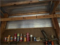 Shelf Contents-Grease Gun, etc.