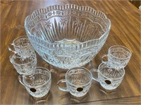 Cristal d' Arques Punch Bowl Set