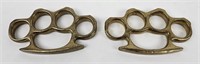 2 Pairs Of Brass Knuckles