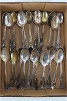Sterling & Silver Plated Tea Spoons