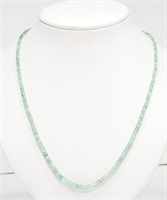 25R- 14k gold emerald 40.0ct necklace -$1,316