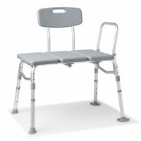 Medline Durable Non-Slip Bath Transfer Bench