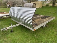 NICE LOAD RITE SNOWMOBILE TRAILER WITH PAPERS