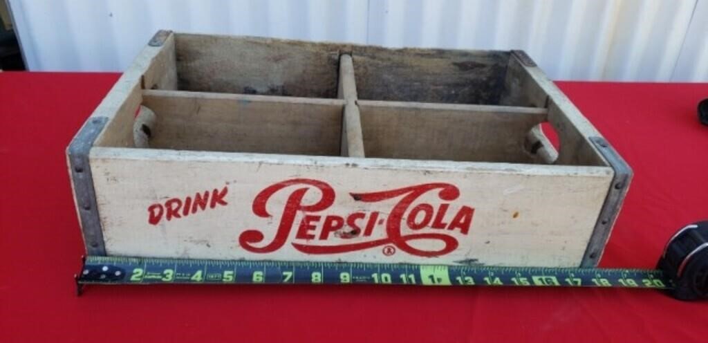 Primitive Pepsi-Cola Crate