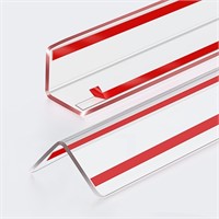 Clear Corner Guards for Walls 1 5 8 Inch W  X 59