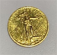 1908 Miniature Twenty Dollar Gold Coin