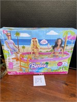 2008 Barbie Beach Party box is rough