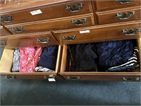 Two Bottom Drawers of Women's Top L and XL