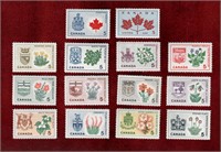 CANADA MNH 1964-66 PROVINCIAL STAMPS SET