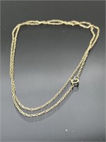 14k gold chain necklace, 0.65g