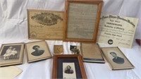 Ephemera Papers and Photos 1875-1925